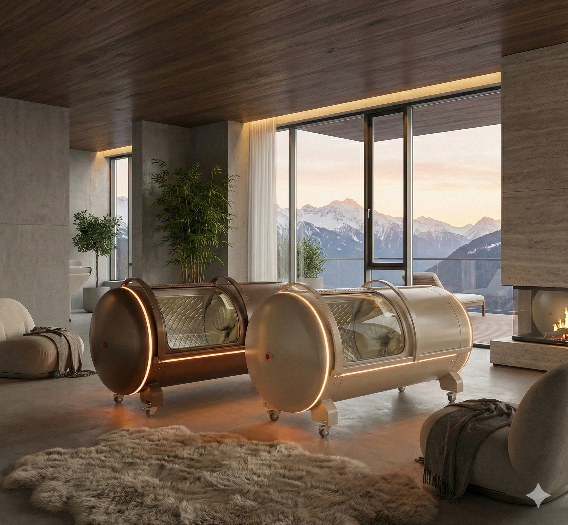 Hyperbar iltterapi trykkammer